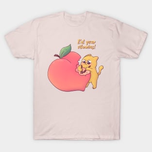 Peachy Cat T-Shirt